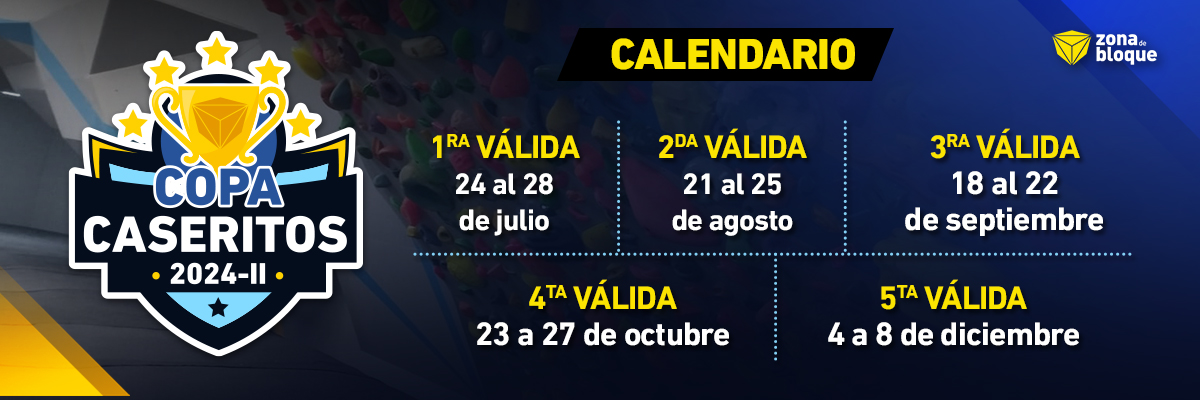 Calendario Copa Caseritos Web
